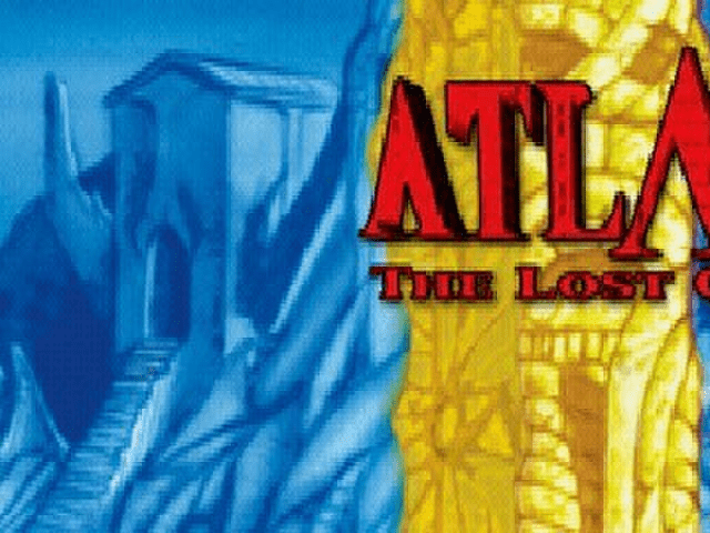 Atlantis The Lost Continent title screen for Playstation